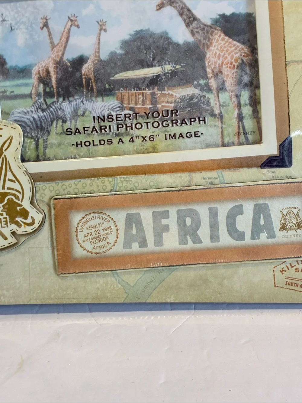 1998 Disney Animal Kingdom Kilimanjaro Safaris Scrapbook Starter Kit Sealed NWT